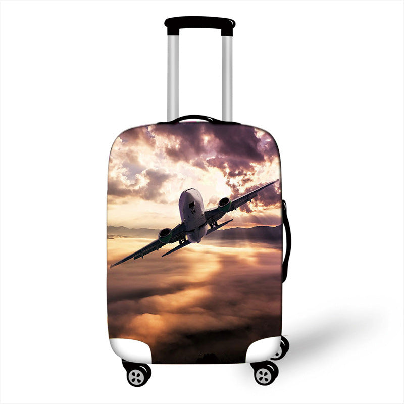 Women's Hard Shell Suitcase with Eye-Catching Airplane Design Kalsten