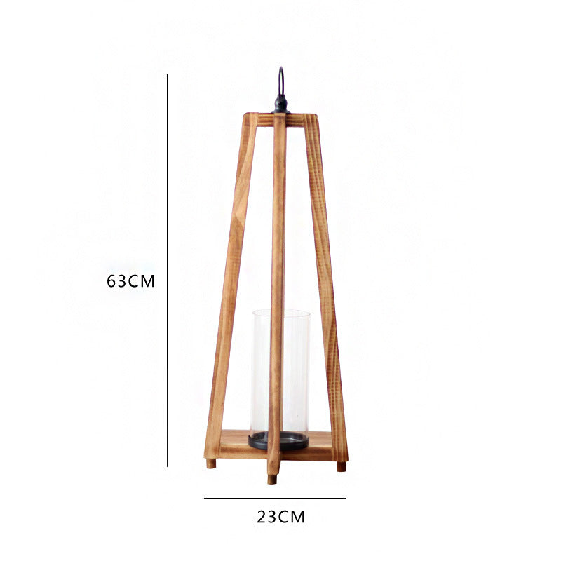 Stylish lantern made of wood Kalsten