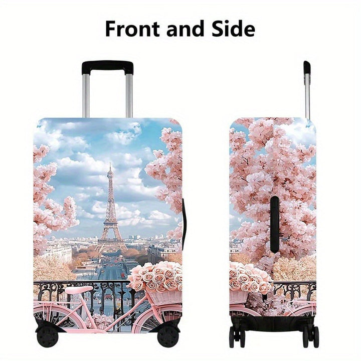 Ladies' hard shell suitcase with romantic Paris motif Kalsten