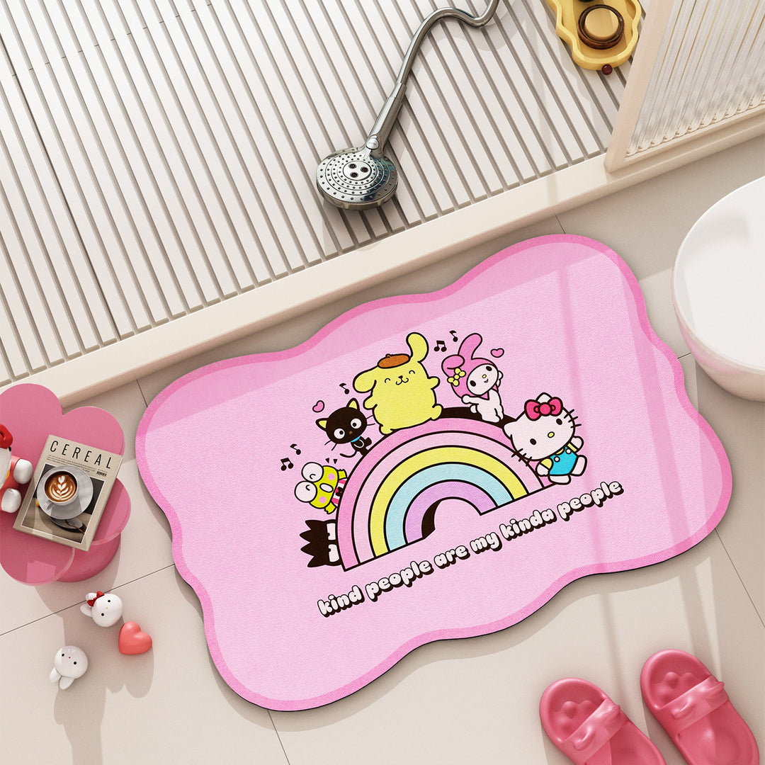 Cartoon Character Themed Bath Mat
