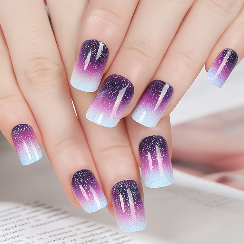 Acrylic nails with luxurious ombre effect Kalsten