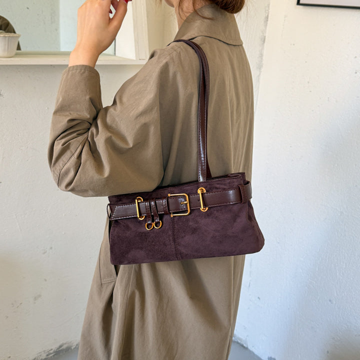 Elegant Suede Handbag