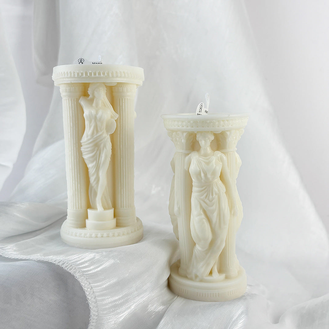 Sculpted Goddess Candle