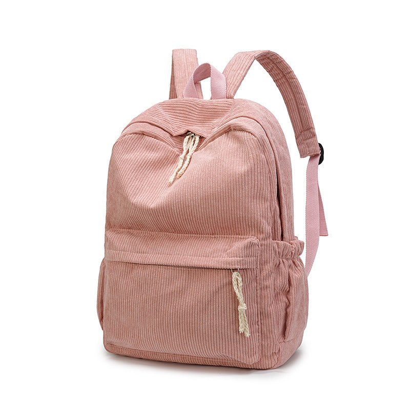 Cord Backpack with Functional Pockets Kalsten