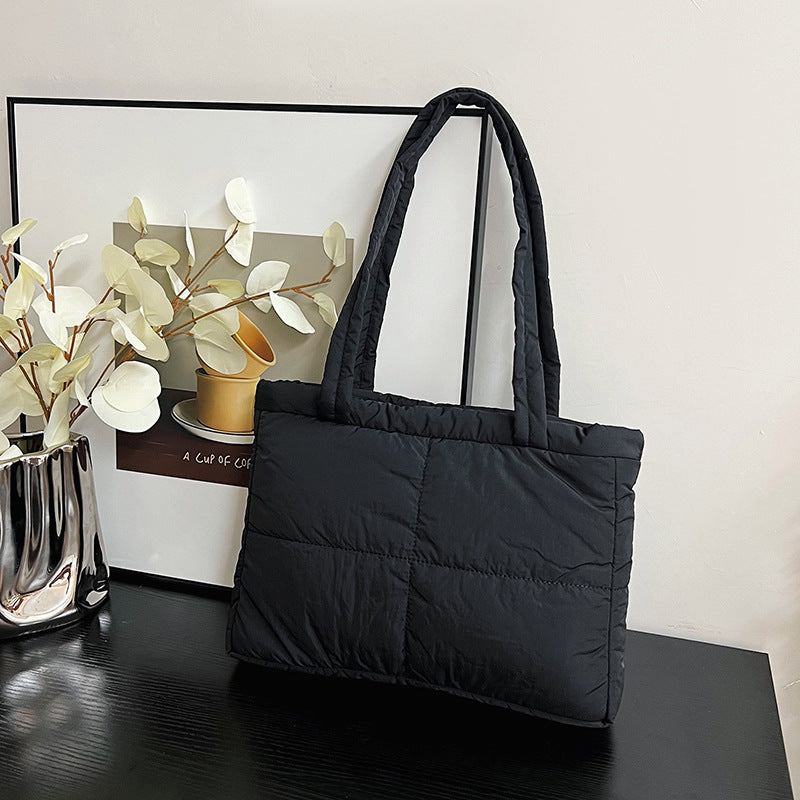 Padded Texture Tote Bag
