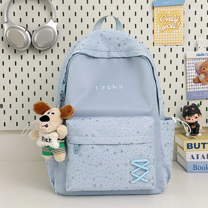 Stylish Star-Printed School Backpack Kalsten 1791205171