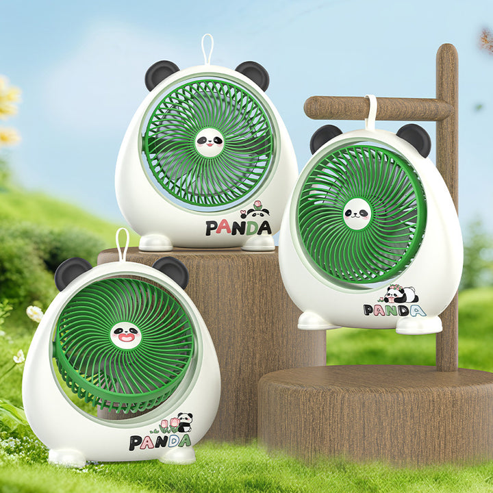 Ladies Portable Hand Fan with Stylish Panda Design Kalsten