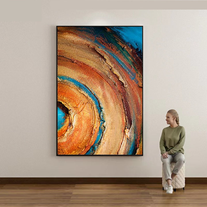 Abstract Textured Wall Art for Interiors