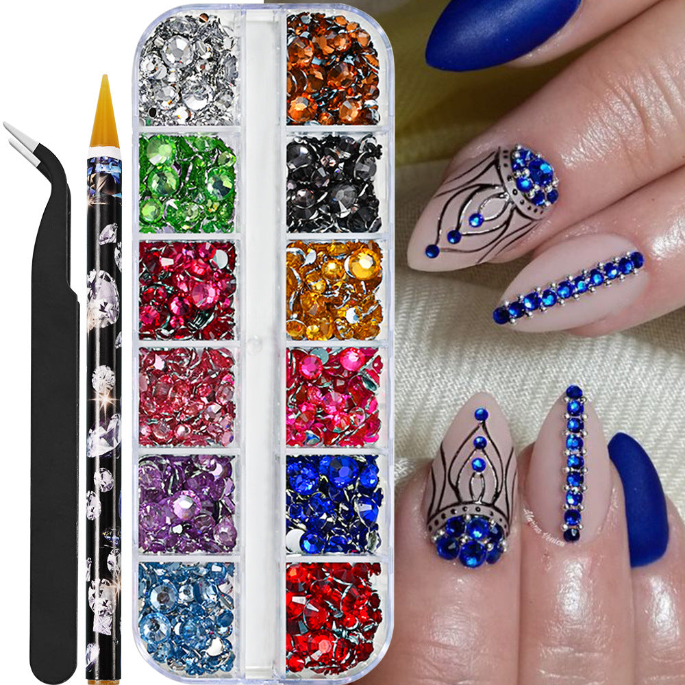 Crystal Rhinestone Nail Art Decoration Kit