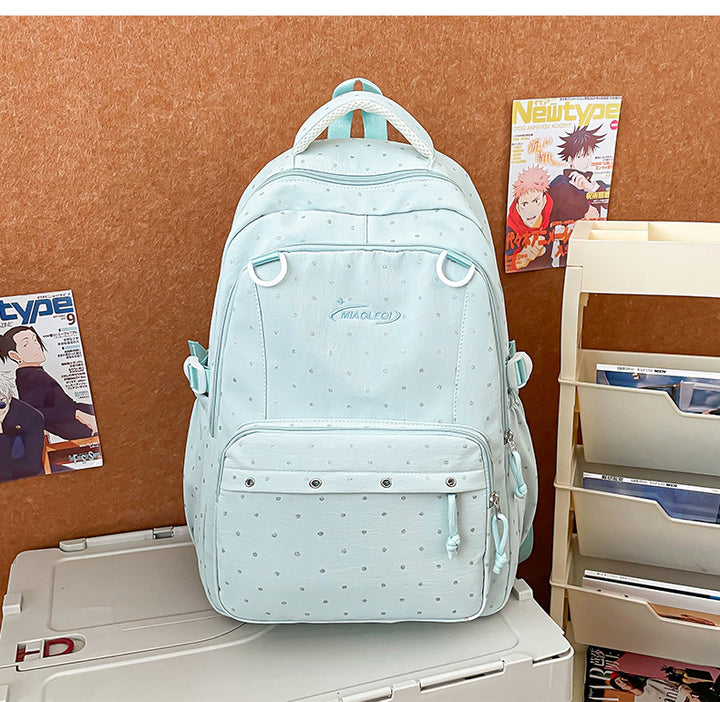 Stylish Multi-Pocket Backpack with Cute Accessories Kalsten