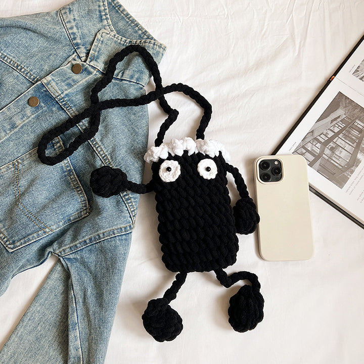 Playful Crochet Character Bag