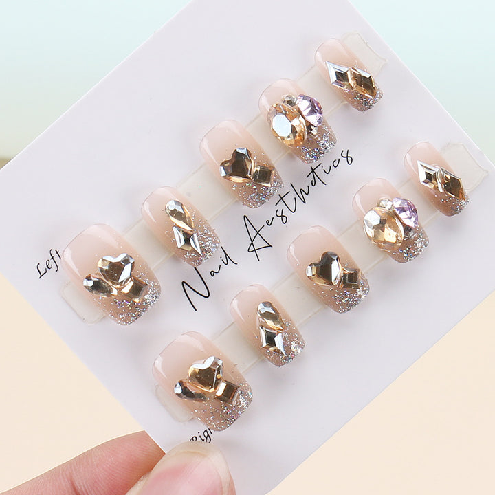 Glamorous 3D Nail Art Press-On Set Kalsten