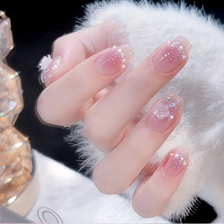 Themed Nail Art Press-On Nails with Cute Character and Bow Designs Kalsten