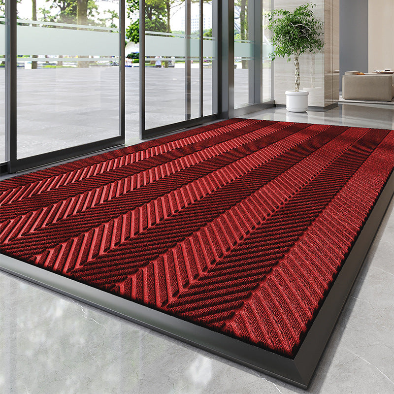 Decorative Chevron Pattern Entry Mat Kalsten