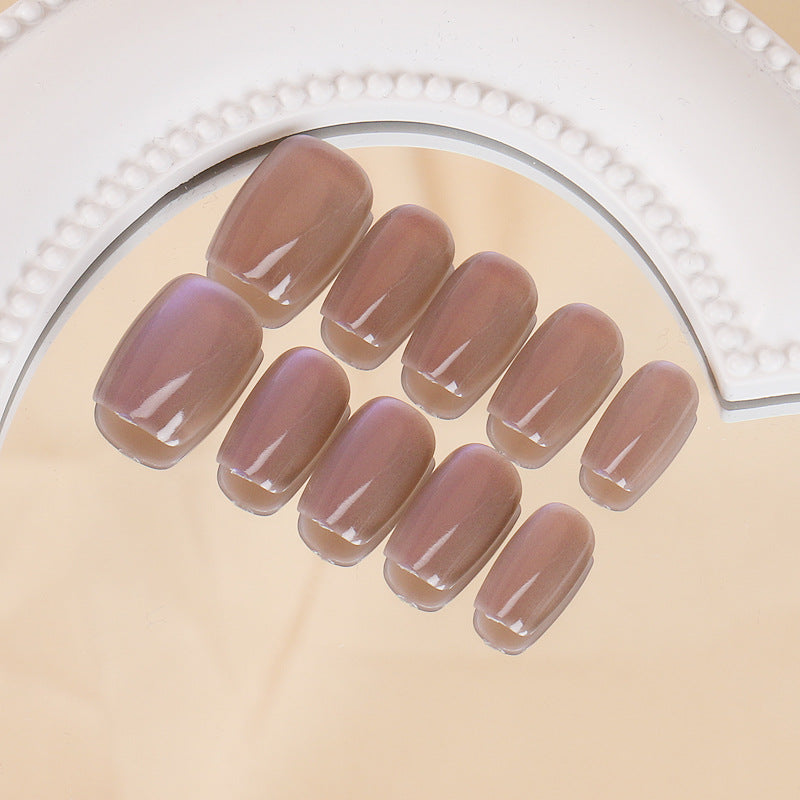 Premium Glossy Almond-Shaped Press-On Nails Kalsten 1789388672