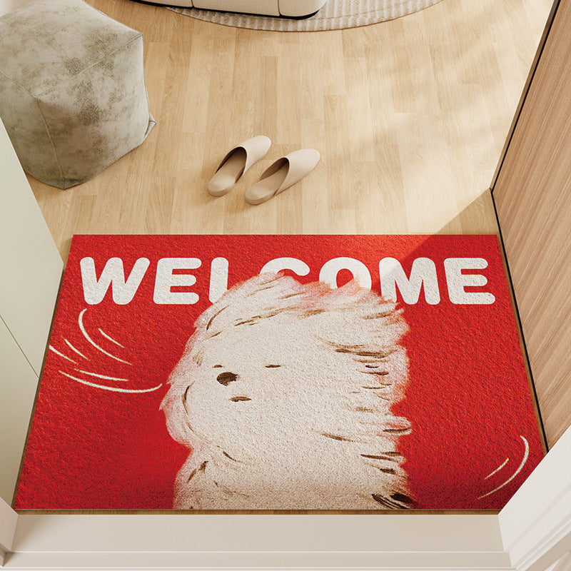 Pet-Themed Welcome Mat