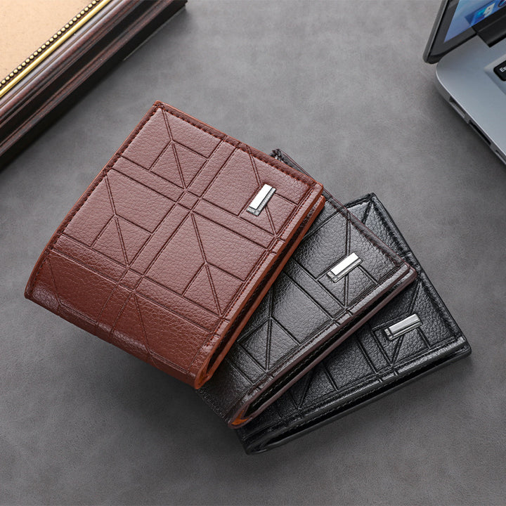 Textured Leather Passport Holder Kalsten