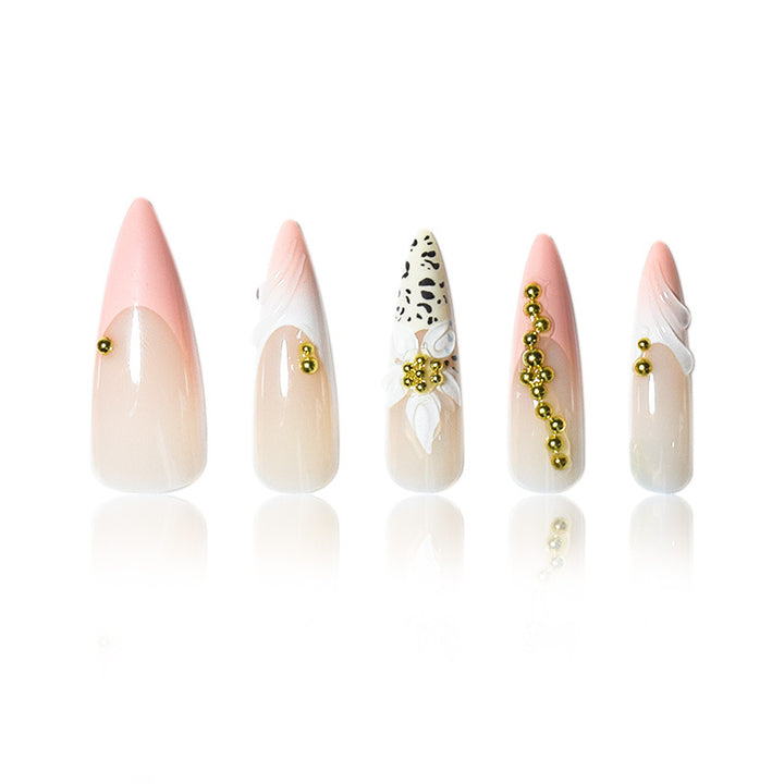 Exotic Floral and Animal Print Press-On Nail Extensions Kalsten