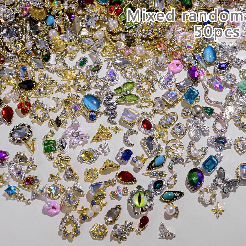 Decorative Nail Art Gemstones Mix Set