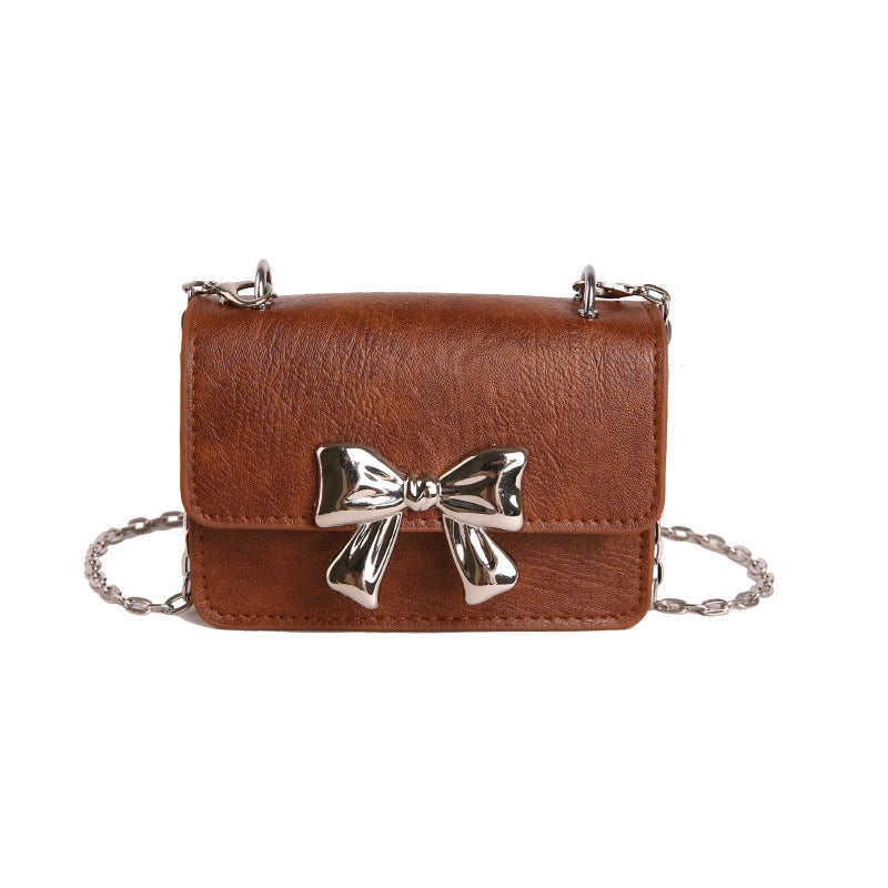 WoCharming Bow-Embellished Mini Handbag Kalsten
