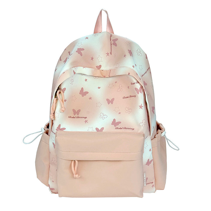 Leisure Backpack with Floral Appliqués Kalsten