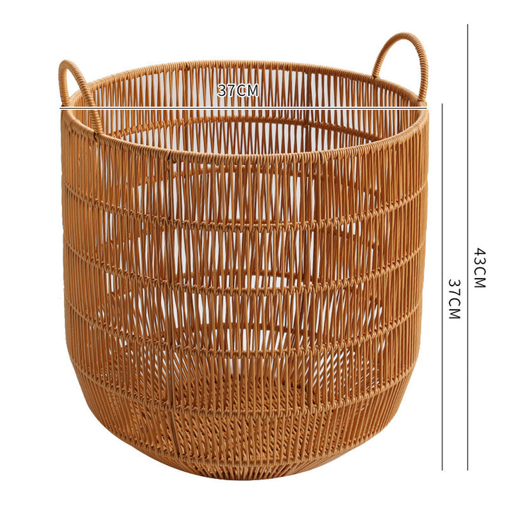 Woven Storage Basket with Handles Kalsten