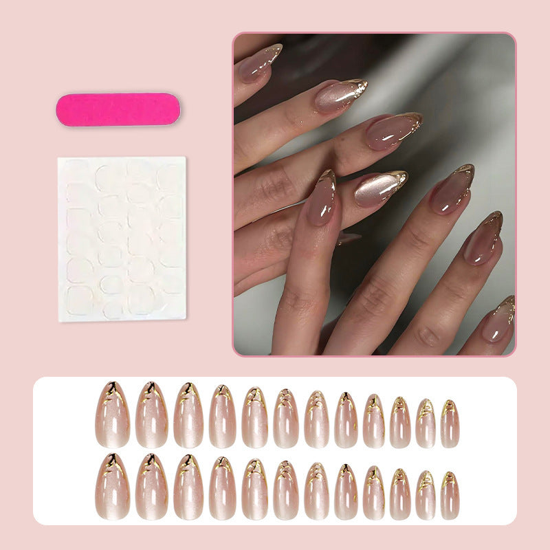 Elegant Stiletto Gel Press-On Nail Set Kalsten