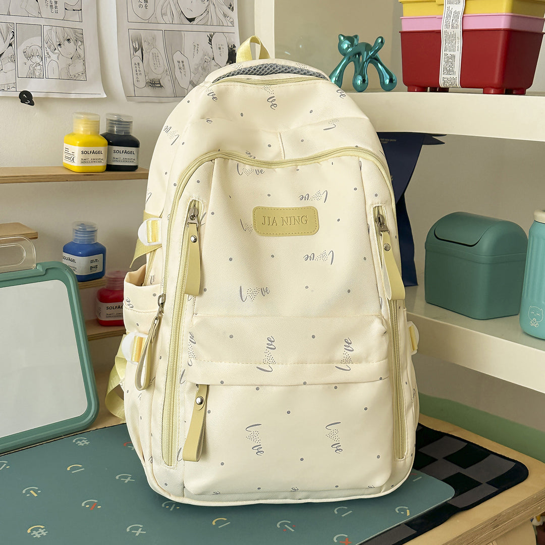 Stylish Love-Embellished Backpack Kalsten