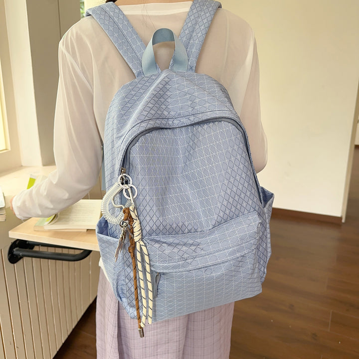 Casual Checkered Backpack Kalsten