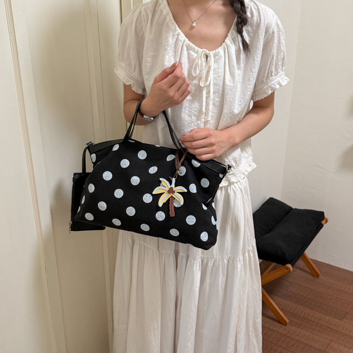 Polka Dot Multifunctional Tote Bag Kalsten