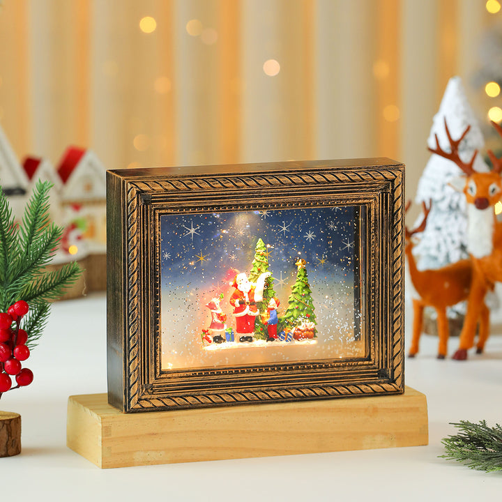 Illuminated Christmas Scene Figurine Kalsten