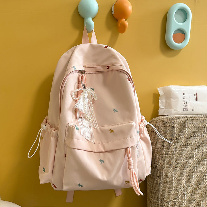 Stylish Floral-Embellished Backpack Kalsten