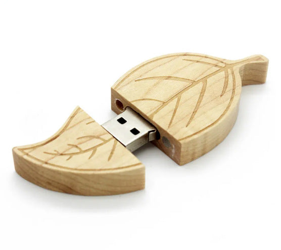 Eco-Friendly Bamboo Leaf USB Flash Drive Kalsten