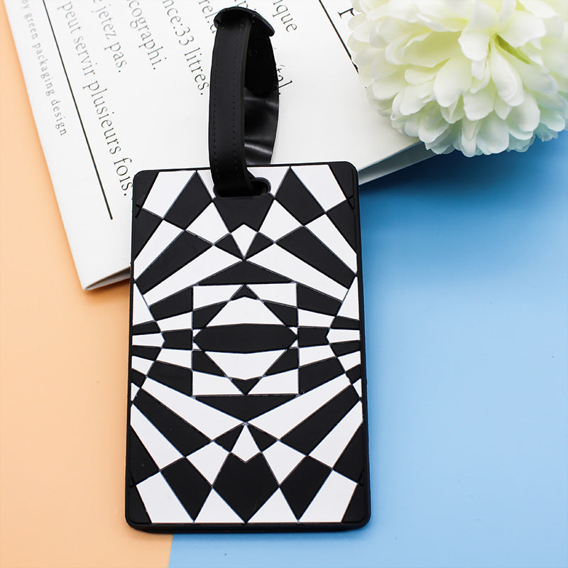 Women's Luggage Tag in Modern Geometric Design Kalsten