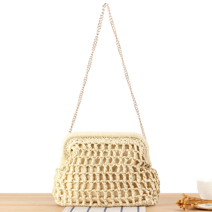 Designer shoulder bag with elegant pleated pattern Kalsten