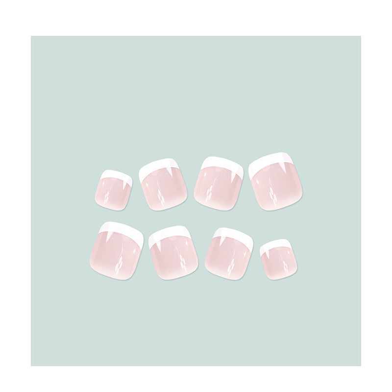 French Toenail Art Kalsten