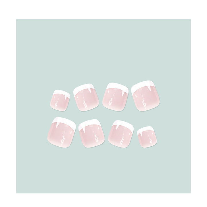 French Toenail Art Kalsten