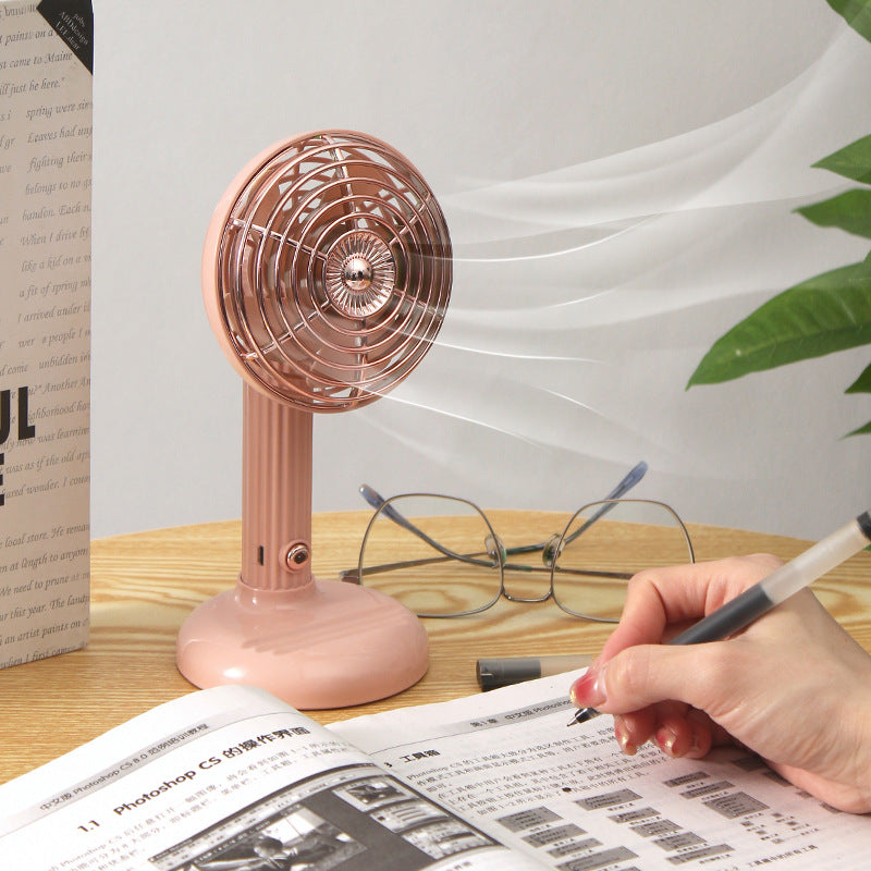 Unisex Portable Desktop Fan with Stylish Retro Design Kalsten