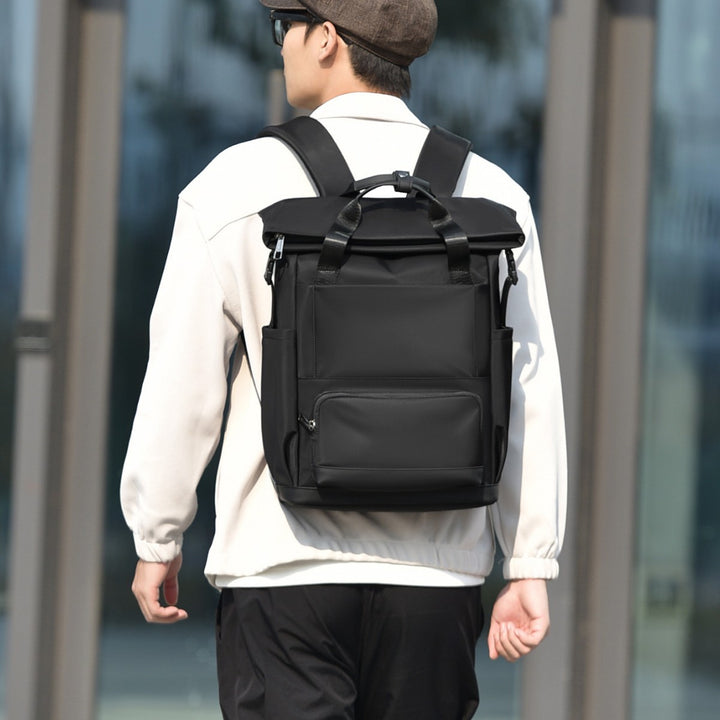 Durable Waterproof Roll-Top Backpack Kalsten