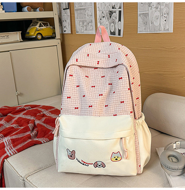 Cute Bow-Embellished Backpack Kalsten
