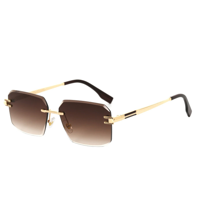 Women's Geometric Designer Sunglasses with Luxurious Metal Frame and High-Quality UV Protection Lenses Kalsten
