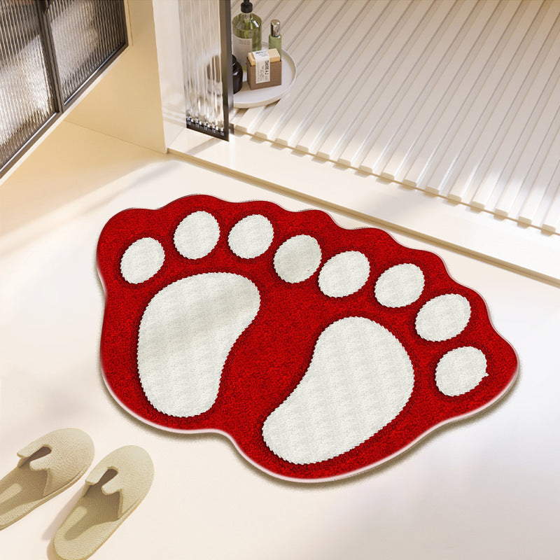 Fun Paw Print Bath Mat Kalsten