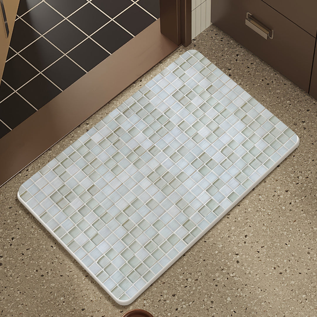 Mosaic Design Bath Mat Kalsten
