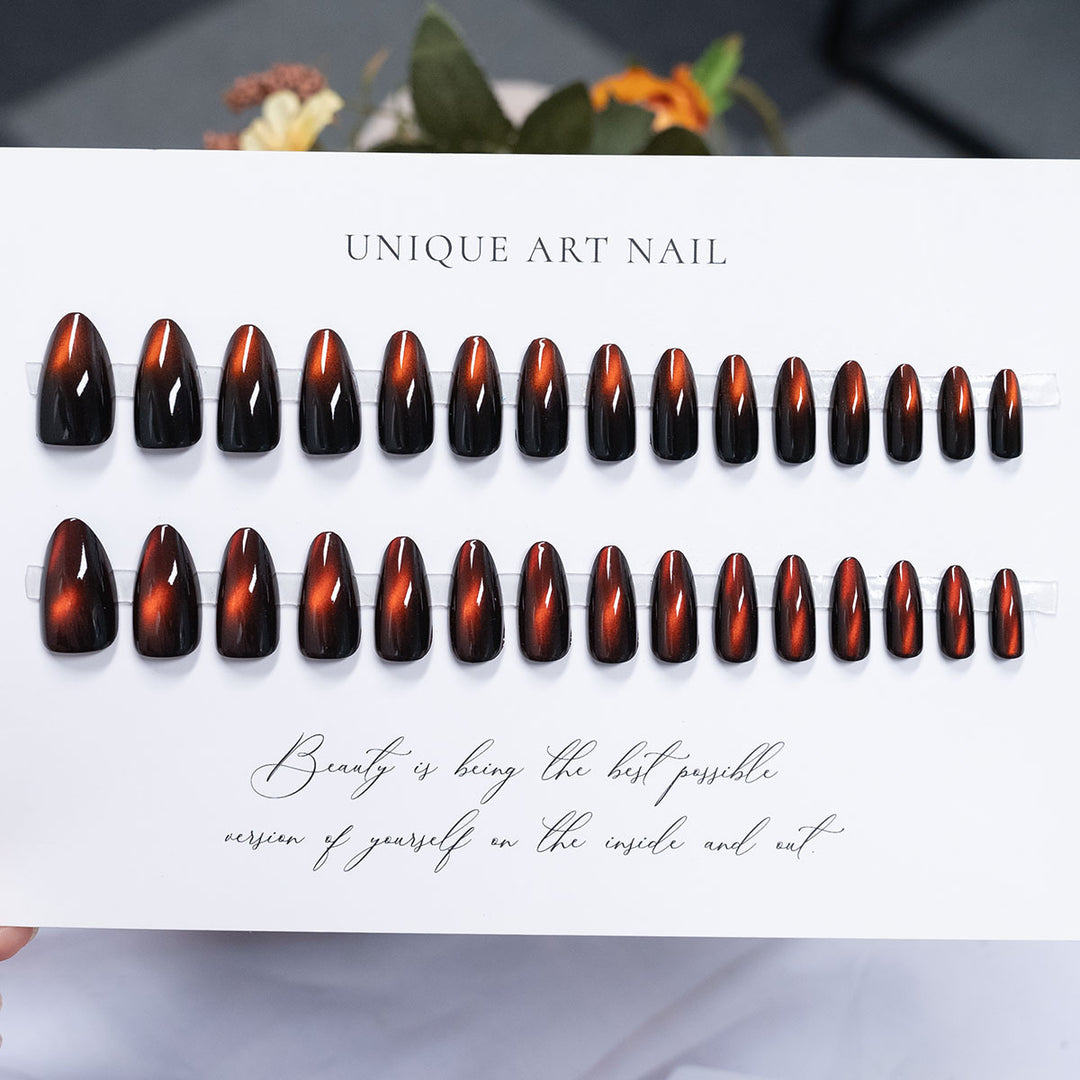 Premium Glossy Press-On Nail Set