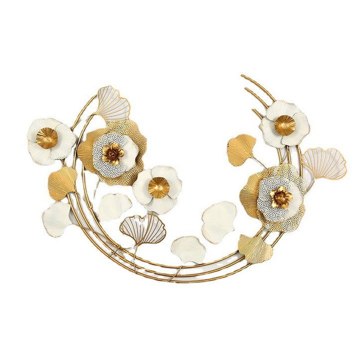Decorative Metal Floral Wall Sculpture Kalsten