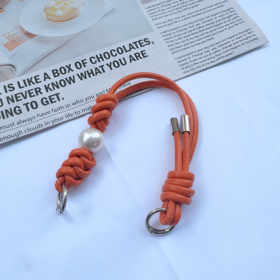 Elegant Braided Keyring Strap Kalsten
