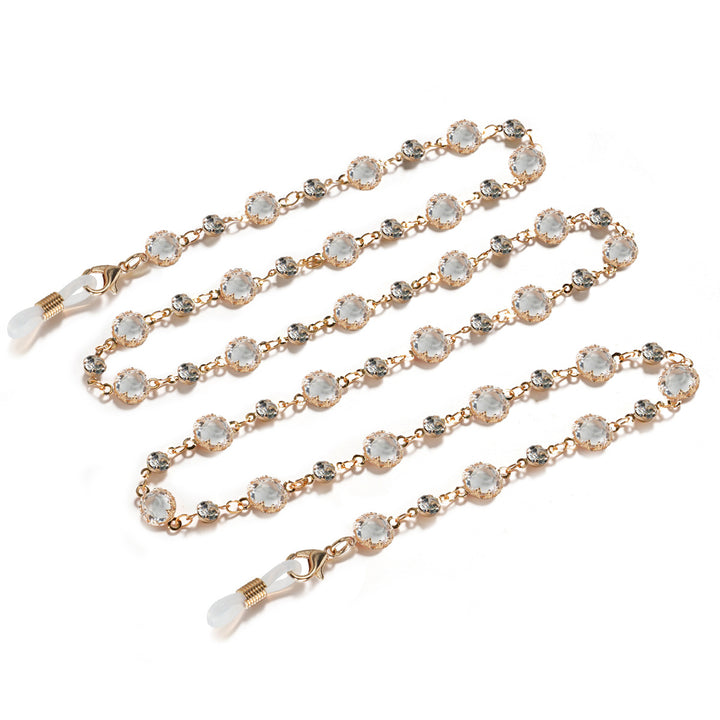 Crystal-Embellished Eyewear Chain kalsten
