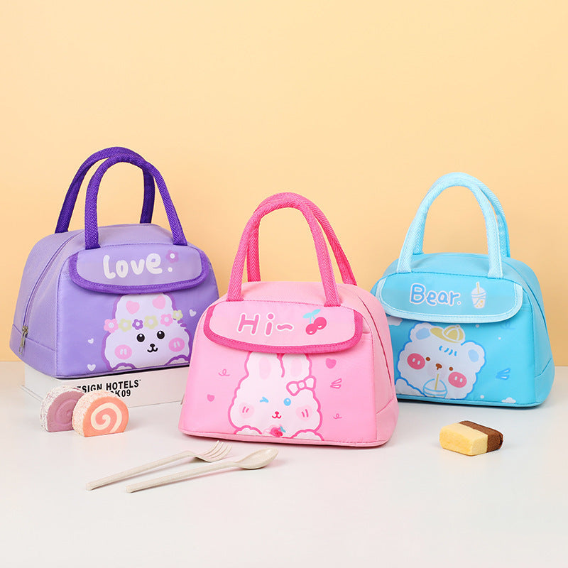 Cute Animal-Themed Insulated Lunch Bag