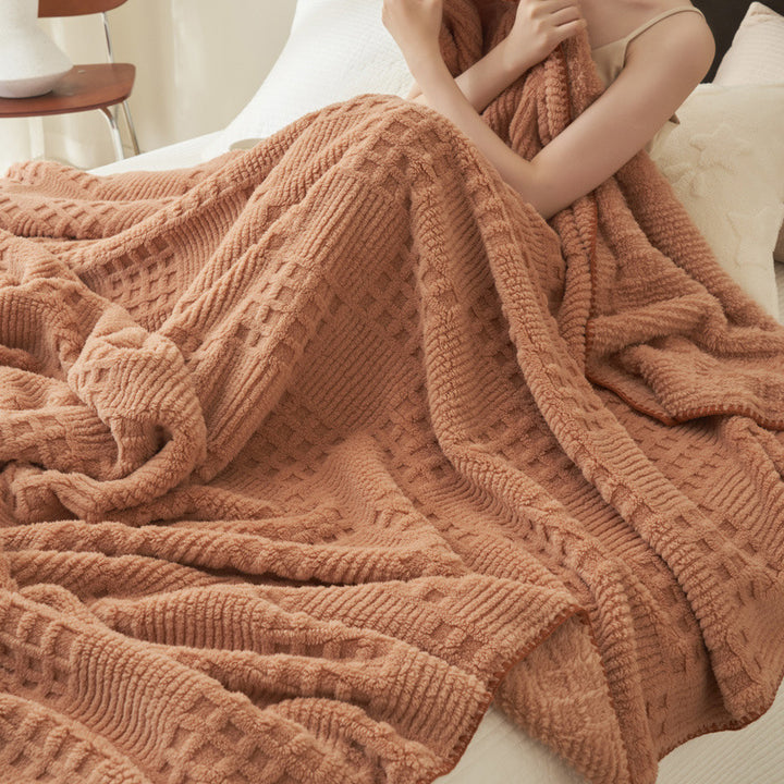 Textured Cozy Blanket Kalsten