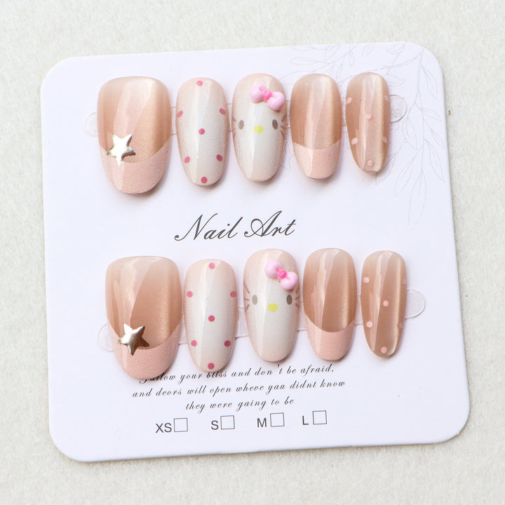 Character-Embellished Press-On Nail Set